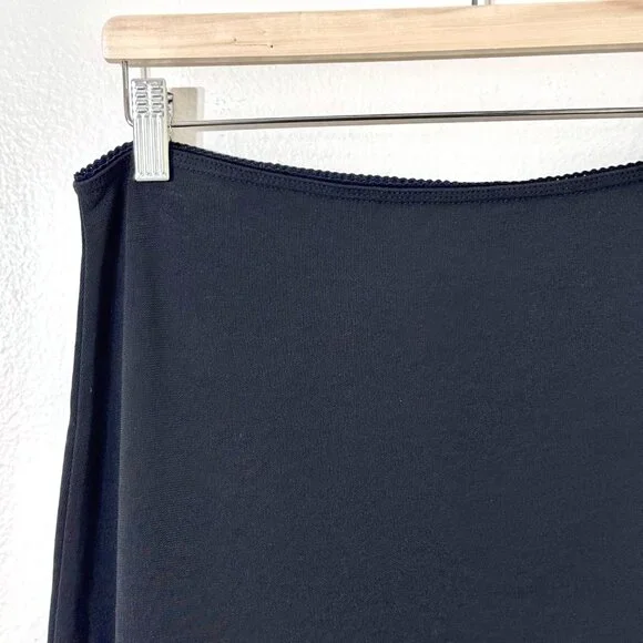 Vtg 90s Y2K Old Navy Stretch Pencil Skirt Witchy Whimsigoth Capsule Grunge Black - Picture 2 of 10